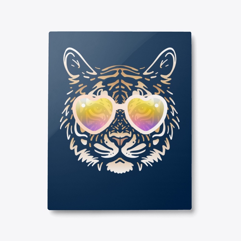 Cute Tiger in Sunglasses (Colored+sg05)