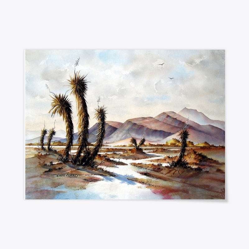 Yuccas and Clouds