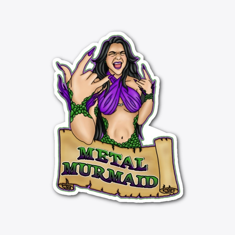 Metal Murmaid sticker