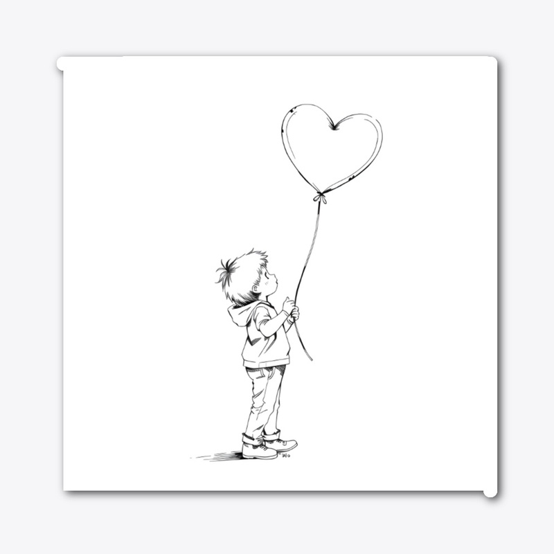 My floating heart B
