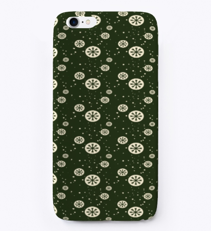 Christmas floral iPhone case