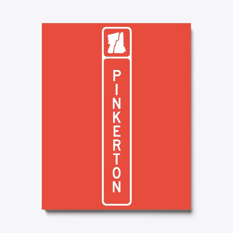 Pinkerton NH Town Line Signs White