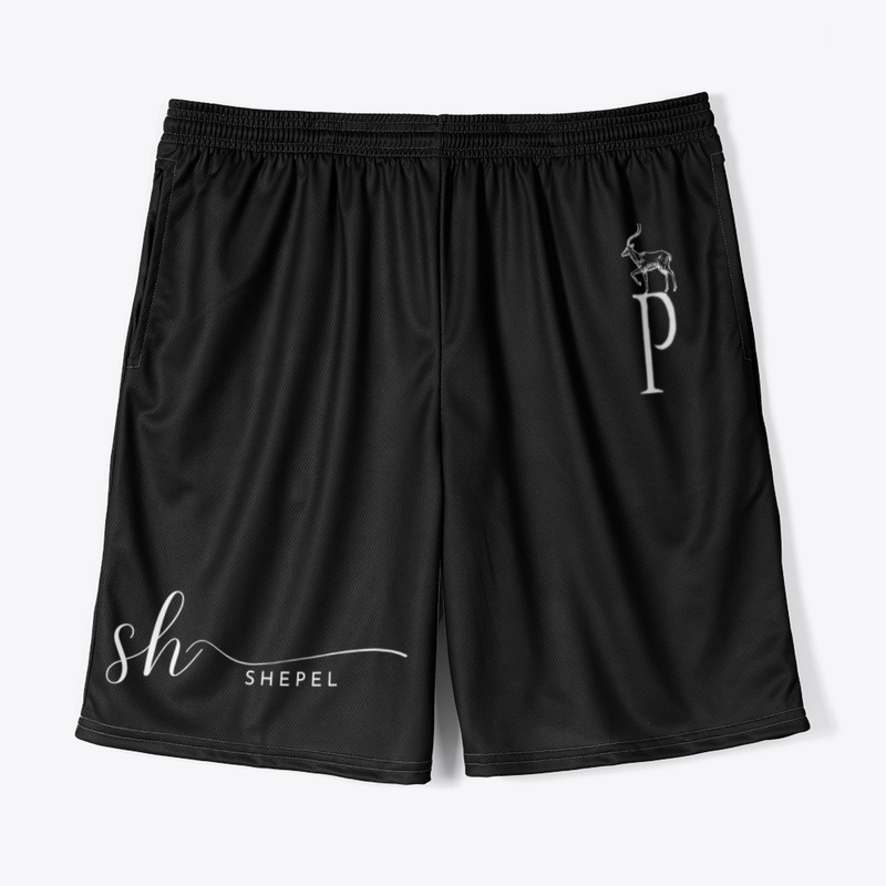Shorts with the brand's stripes