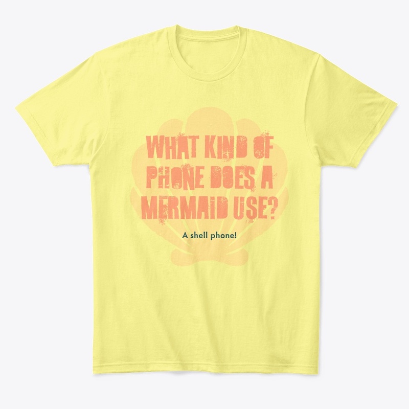 What kind of phone does a mermaid use?