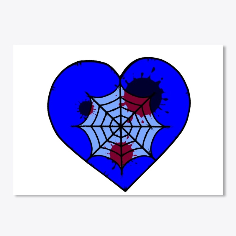 Horror Heart (Hot Blue/Pale Blue)