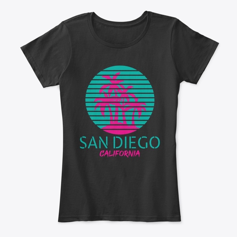 San Diego Ca California Palm Tree Souven