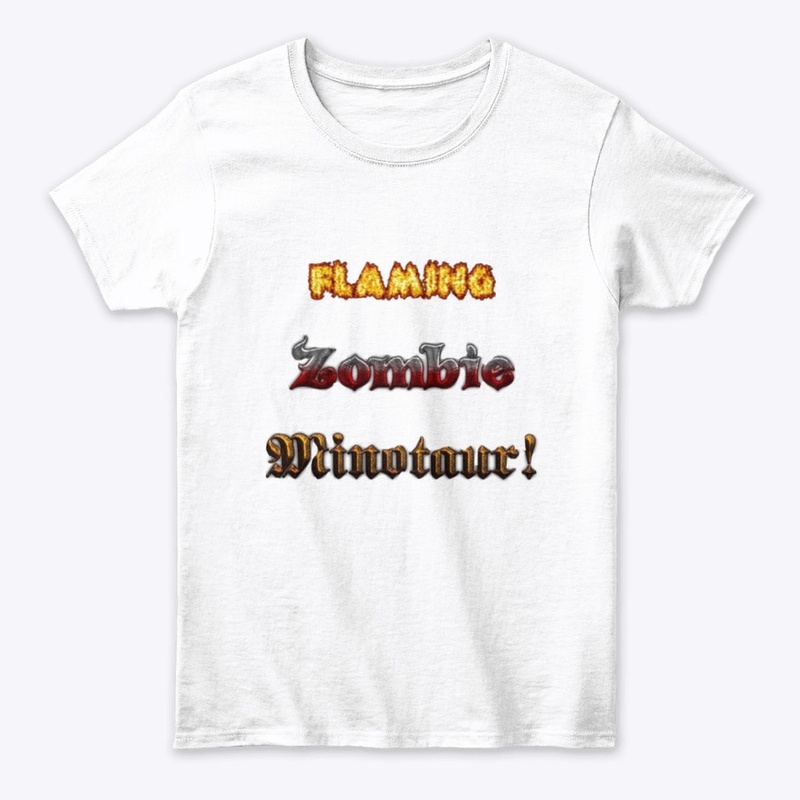 Flaming Zombie Minotaur!