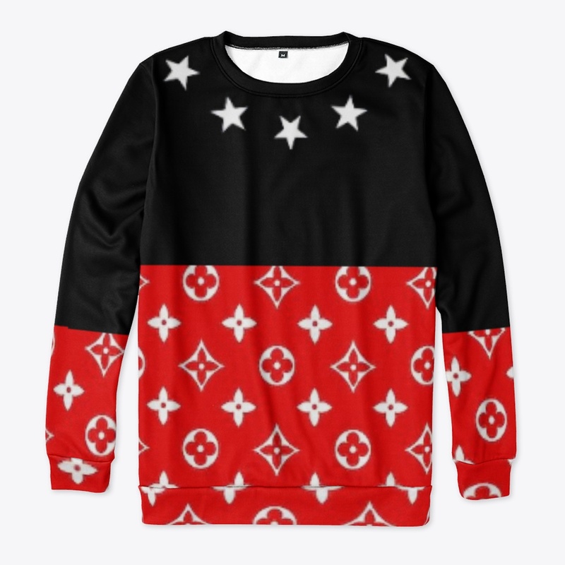 Star pattern and red