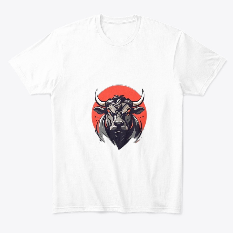 Angry bull printed products