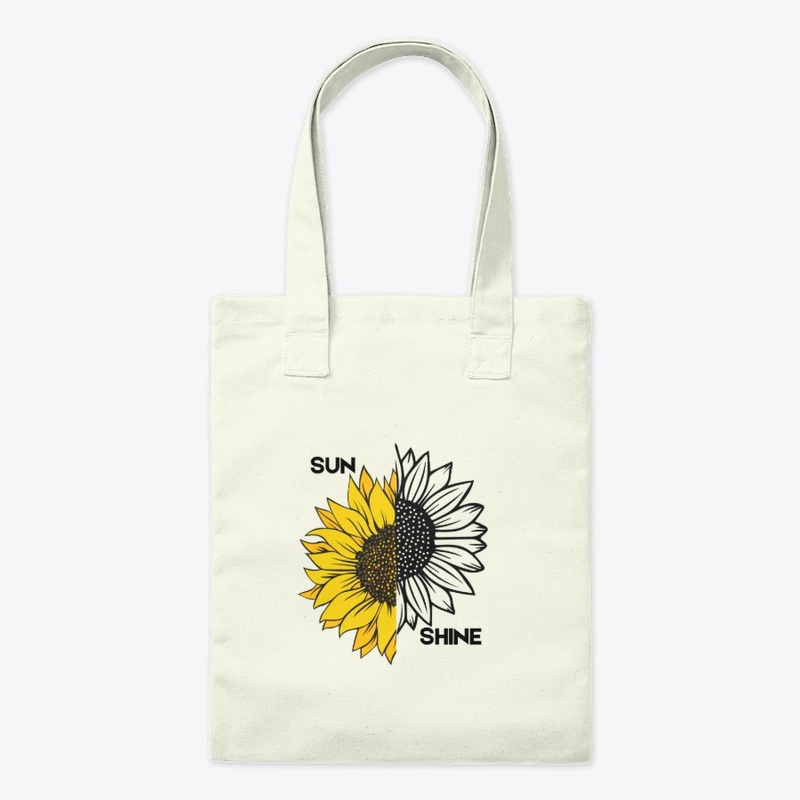 Half Bloom – Sunflower Art Tee for Women