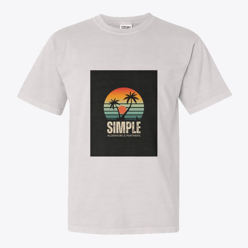 Simple Slogan Black T-Shirt –