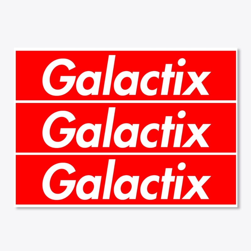 Galactix Red Banner Design