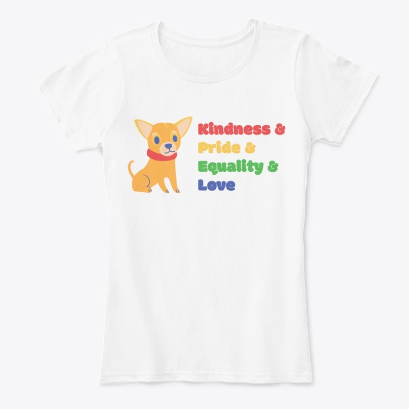 Dog T-shirt: Kindness & Pride...