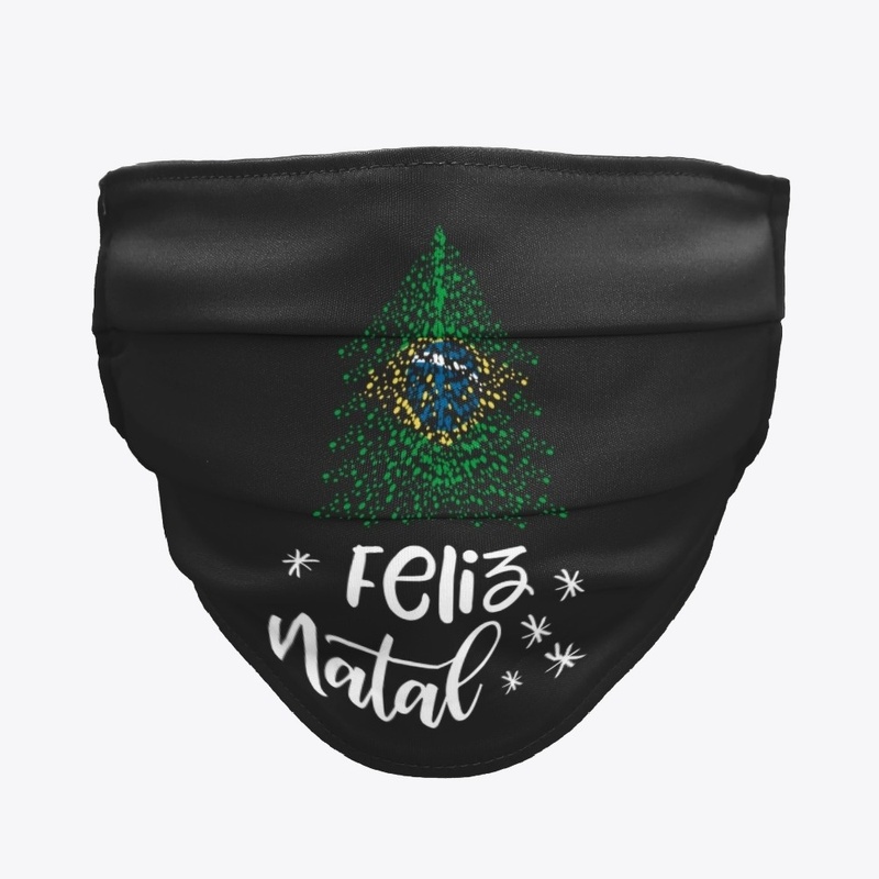 Merry Christmas with Brazilian flag