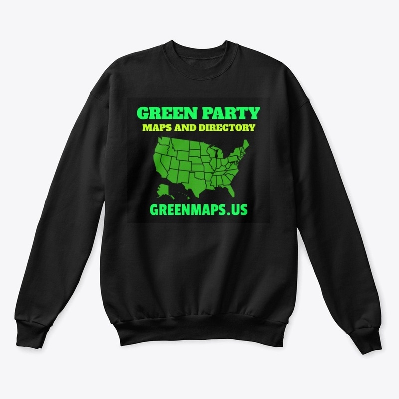 Green Party Maps - Black