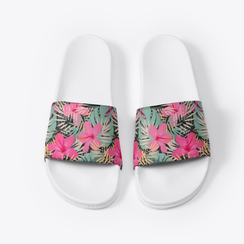 Summer Hibiscus and Palms