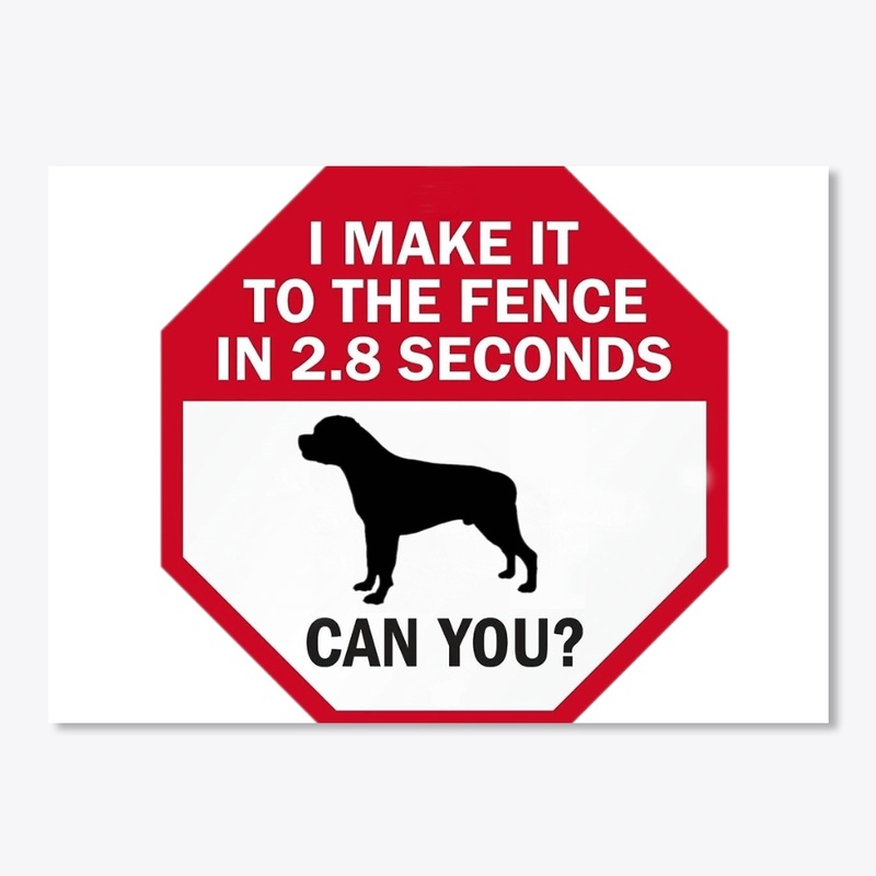 Rottweiler Warning Sign