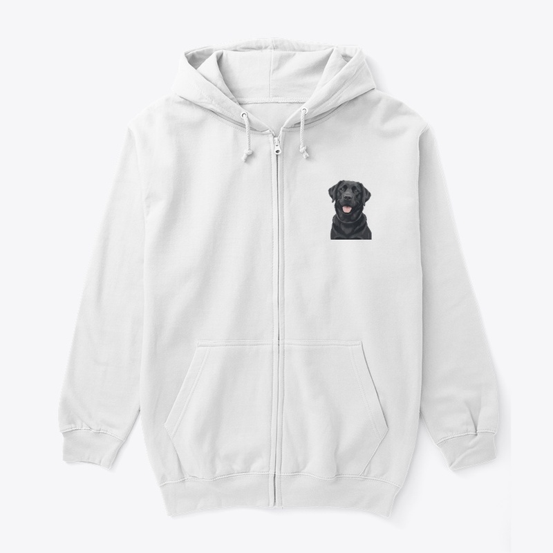 Happy Black Labrador Retriever