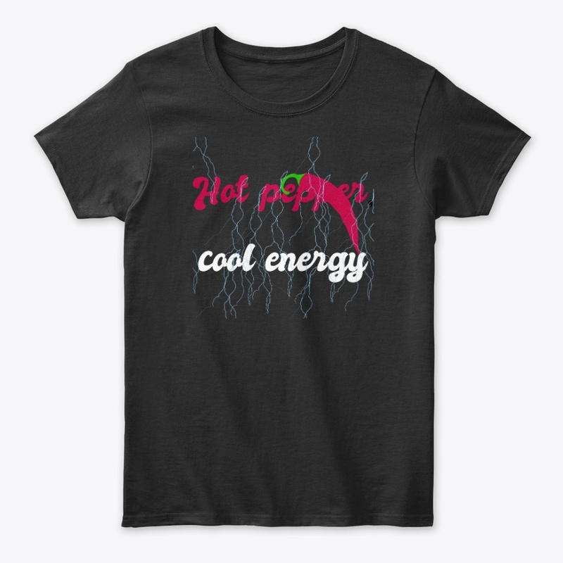Hot Pepper, Cool Energy typography 