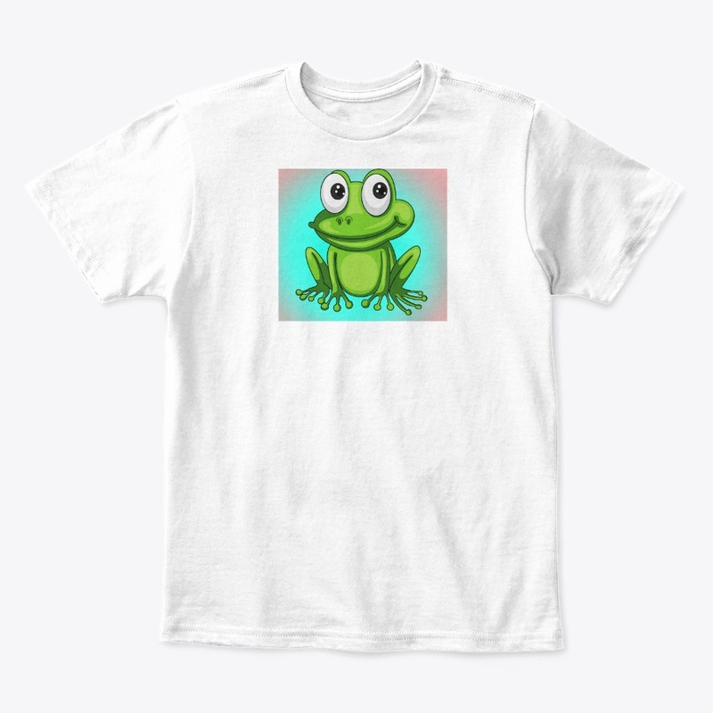 frog prints on asseccrioes&t-shirts 