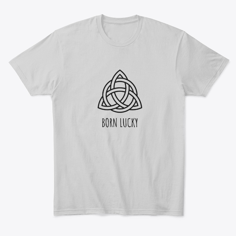 St. Pat's "Born Lucky" apparel
