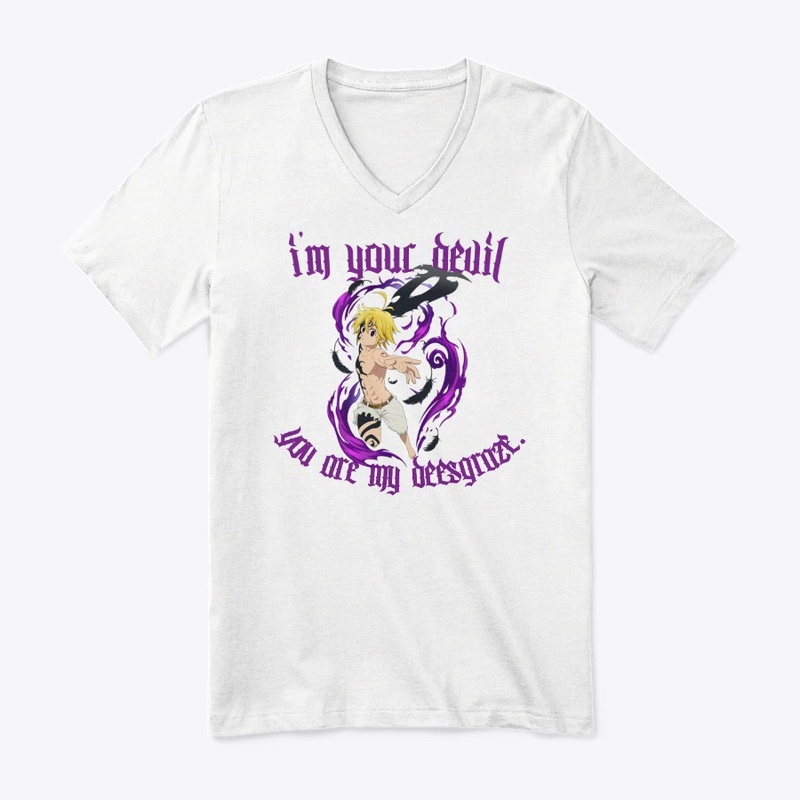 Demon Meliodas x Deesgraze T-shirt White
