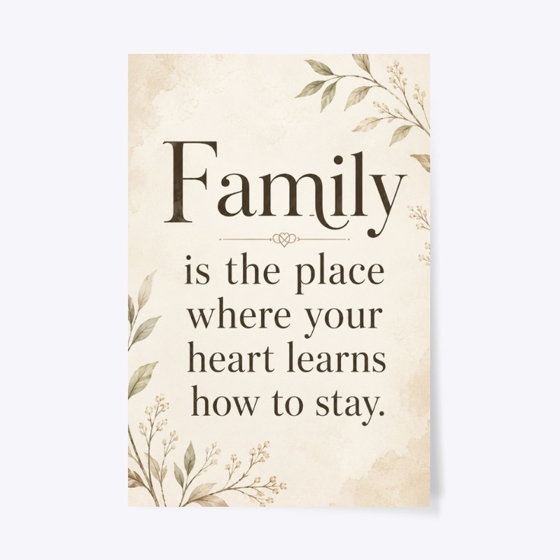 Family Belonging Wall Art