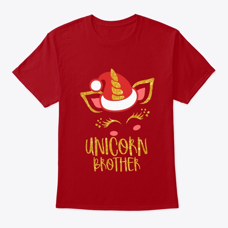 Cute Brother Christmas Unicorn T-Shirt