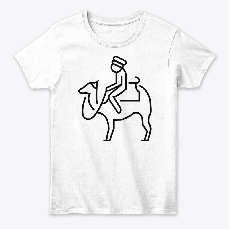 man is riding camel