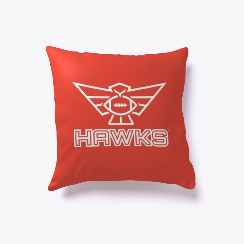Hawks Football Pillow