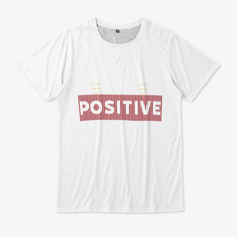 Think Positive Text T-Shirts/Hoodies