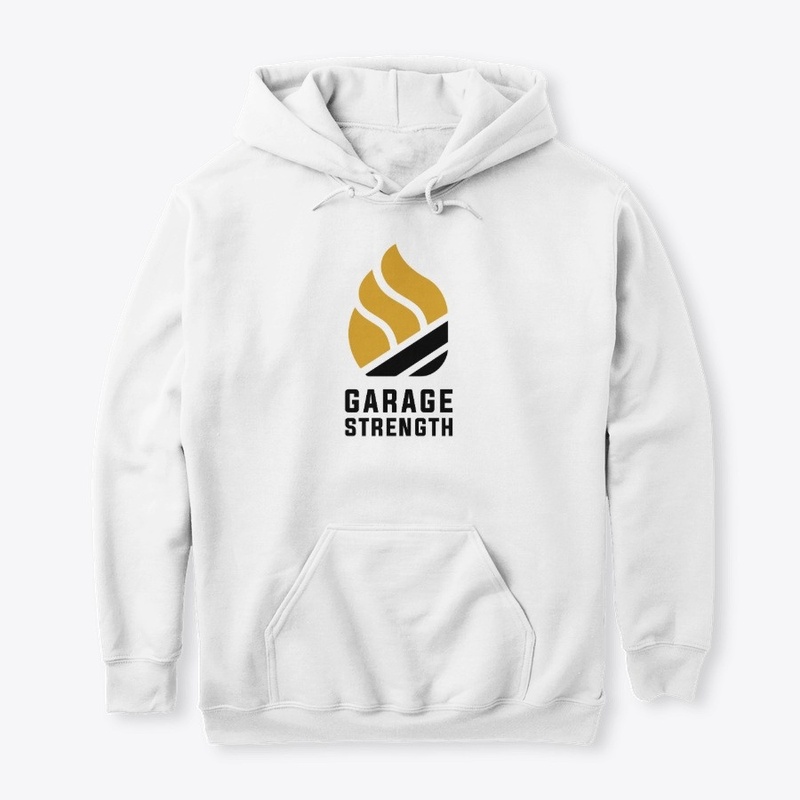 Garage Strength Flame (Vertical White)