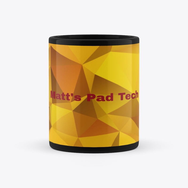 Matt's Pad Tech Mug Black
