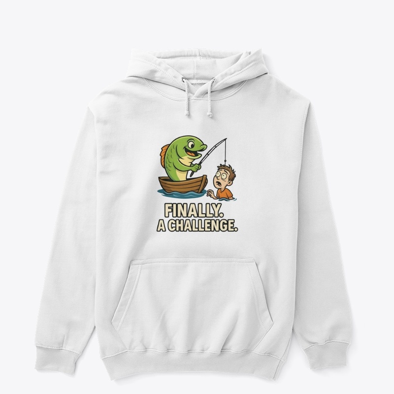 Fish Challenge Humor Tee