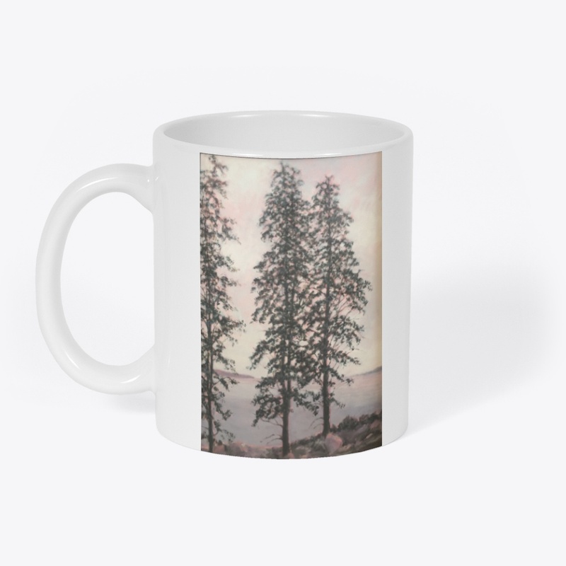3 Trees Painting Landscape Painting