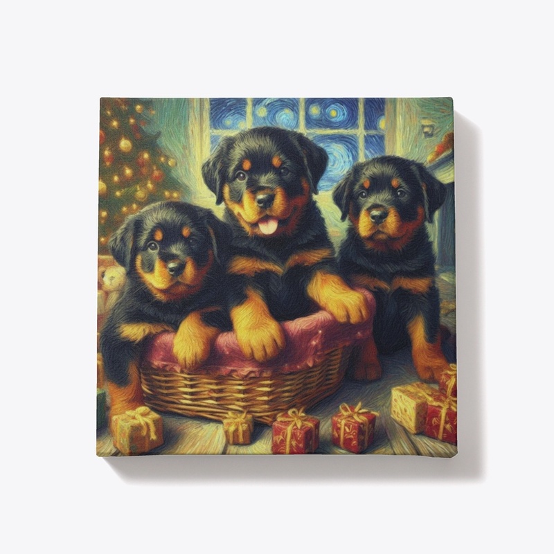 Rottweiler Puppies Christmas