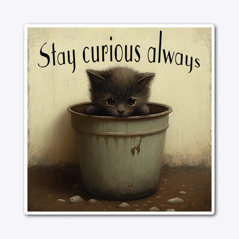 "Stay curious always"