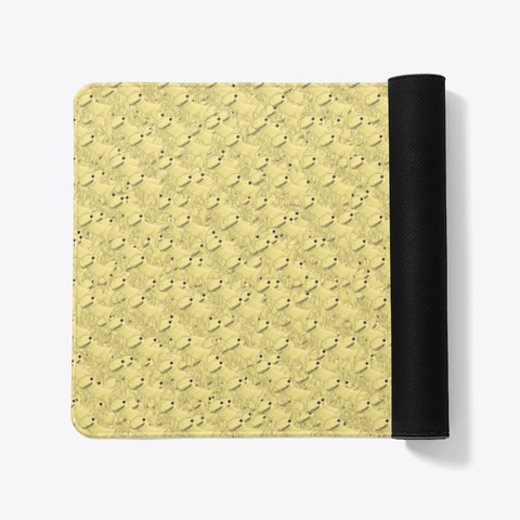 Butter Gg Desk Mat Yellow T-Shirt Back