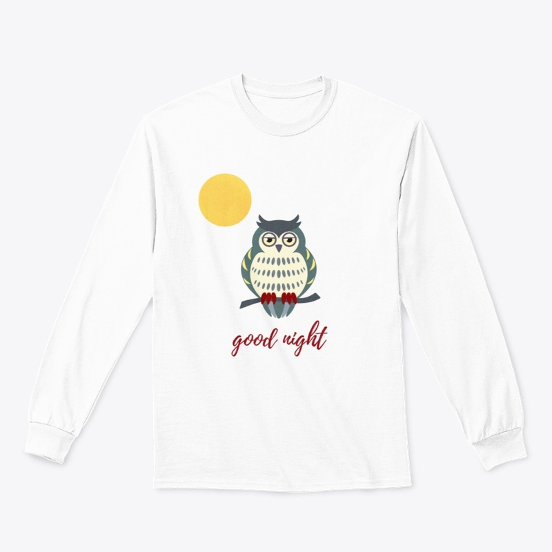 night owl graphic tshirts 
