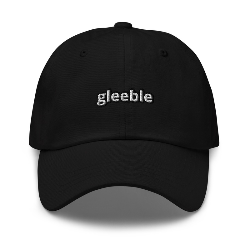 gleeble baseball cap
