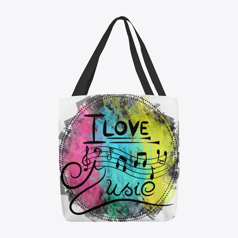 Art Lettering: "I Love Music" 2