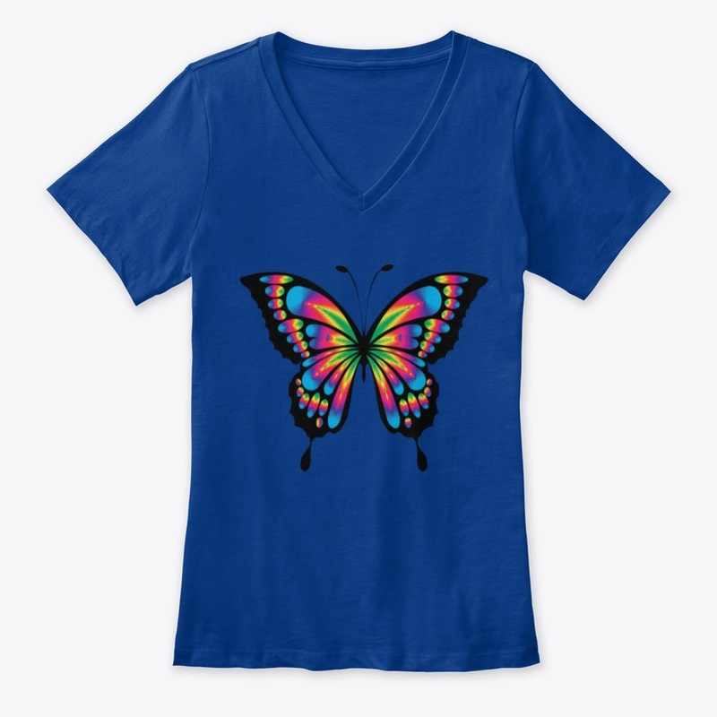 Women's T-shirt : butterfly design