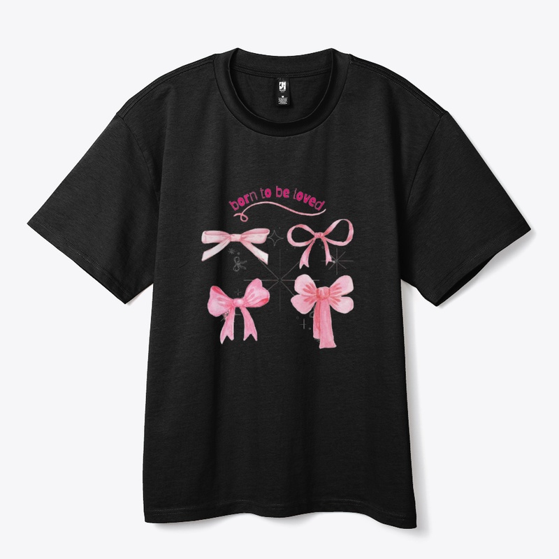 Cute Bow, Birthday Apparel, Casual Lay