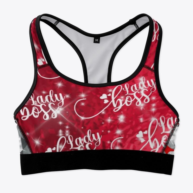 Sparkly Red and White Lady Boss 