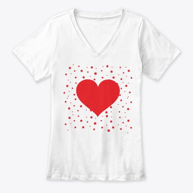 Heart with stars