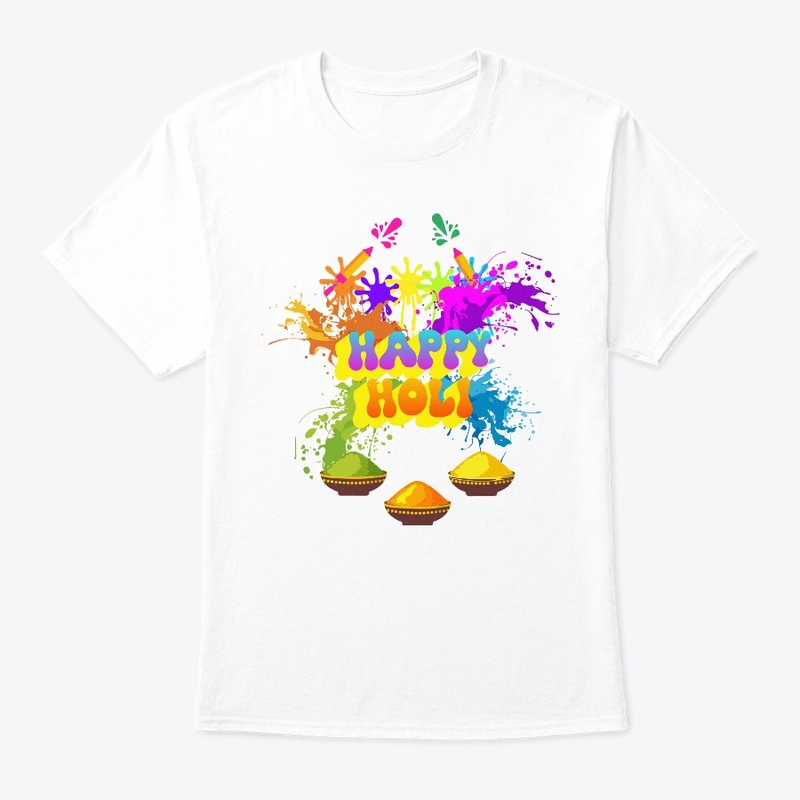 Happy Holi T-Shirt for Everyone.