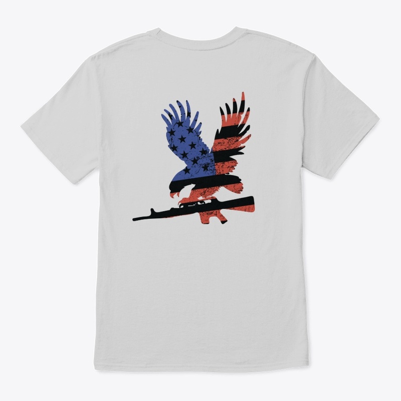 Land of the Free Eagle with Gun 
