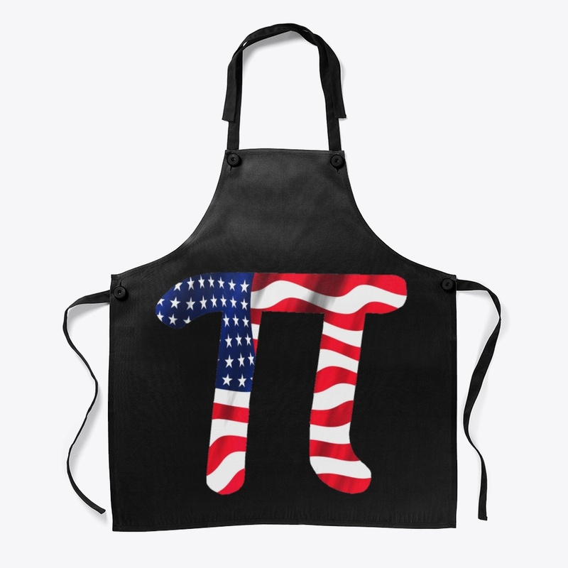 American Pi Logo - Funny Maths Design