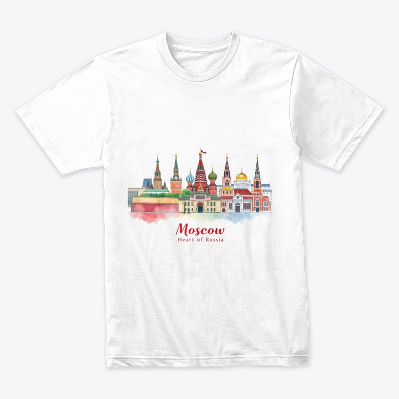 "Colorful Moscow Cityscape Souvenir"