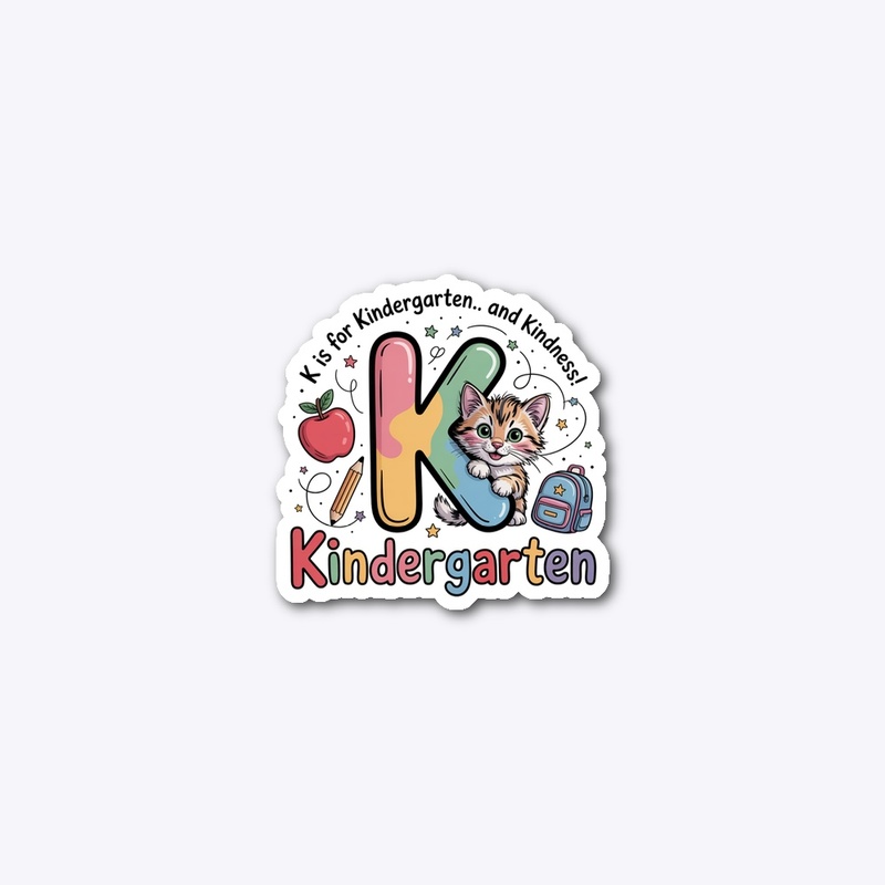Cute Kindergarten Cat Shirt 